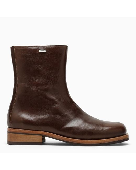 Our Legacy Brown Woodstock Ankle Boot for men