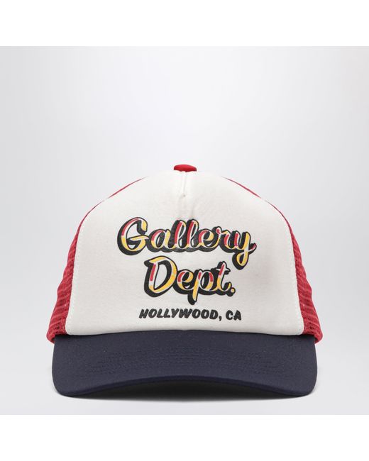 GALLERY DEPT. White Baseball Cap With Logo Print for men