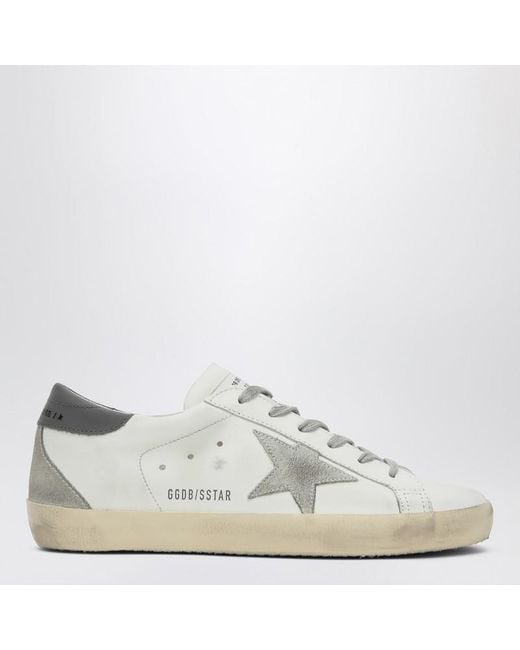 Basket Super-Star/Gris Golden Goose Deluxe Brand en coloris White