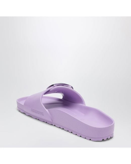 Birkenstock Purple Madrid Big Buckle Eva Slides
