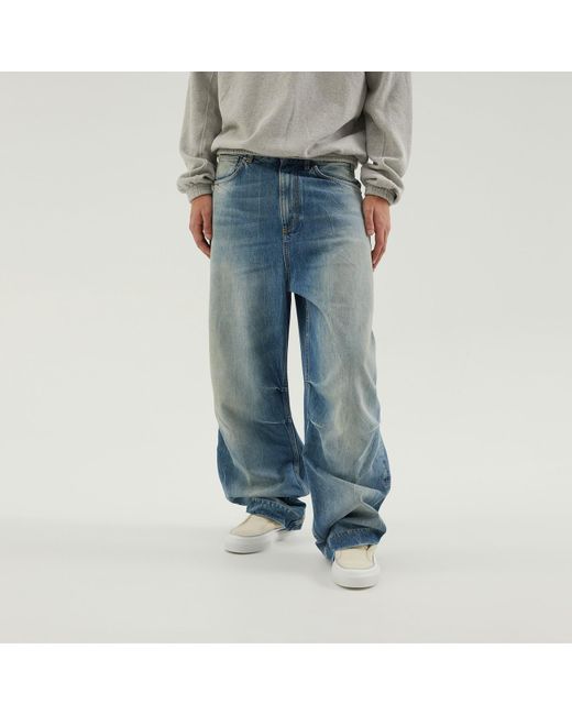 1989 STUDIO Blue Y2K Denim Pants for men