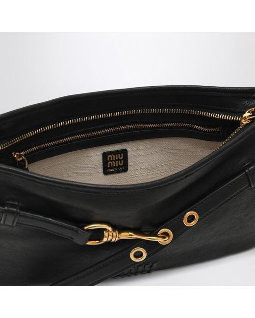 Sac Aventure Regular Miu Miu en coloris Black