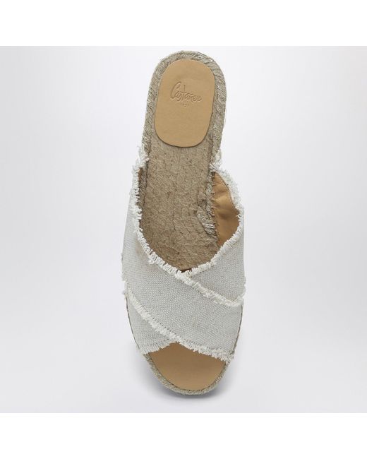 Castaner White Palmera Slip-On