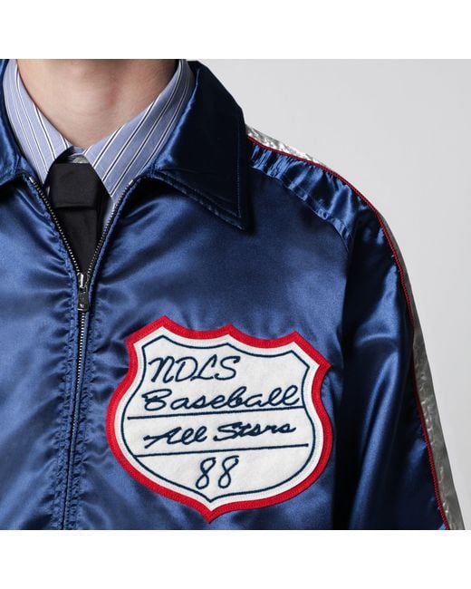 Giacca Stadium Jacket di Needles in Blue da Uomo