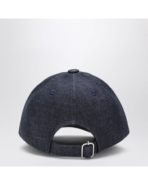 A.P.C. Blue Cotton Baseball Cap