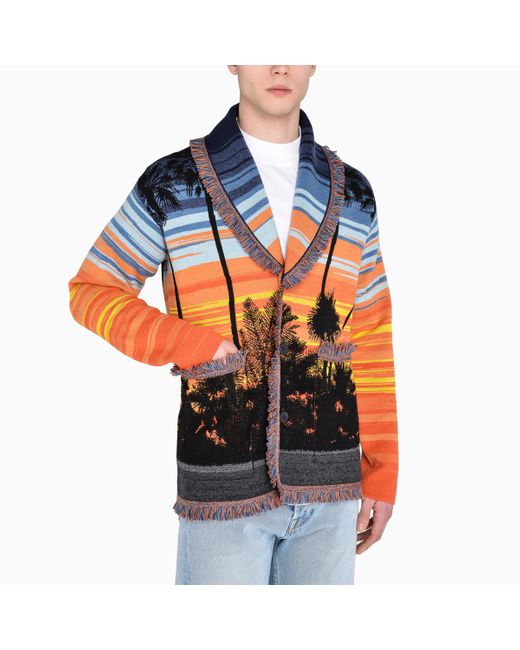 Alanui Sunset Boulevard Landscape Cardigan for Men - Lyst