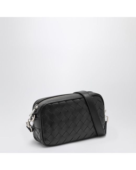 Borsa camera bag intrecciato mini nera di Bottega Veneta in Black da Uomo