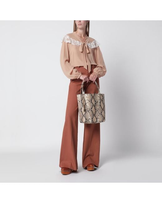 Chloé Natural Large Spin Tote Bag