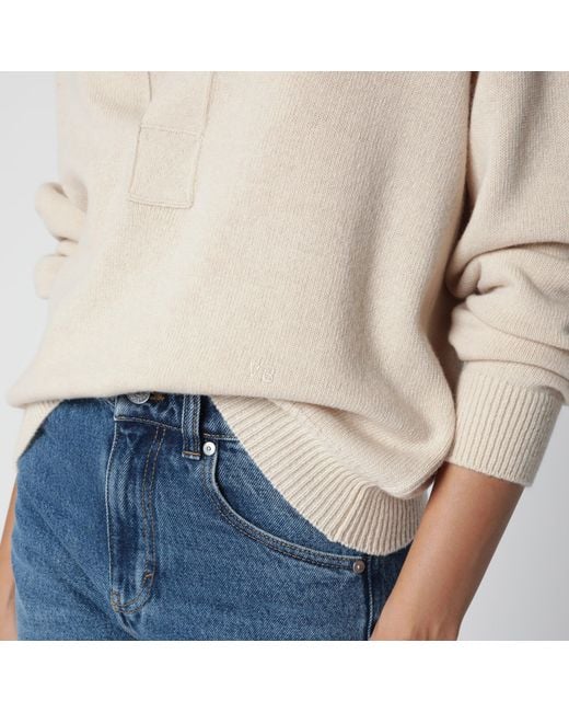 Victoria Beckham Natural Genevieve Sweater