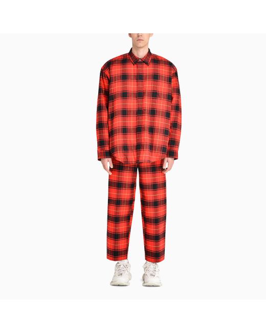 mens cropped tartan trousers