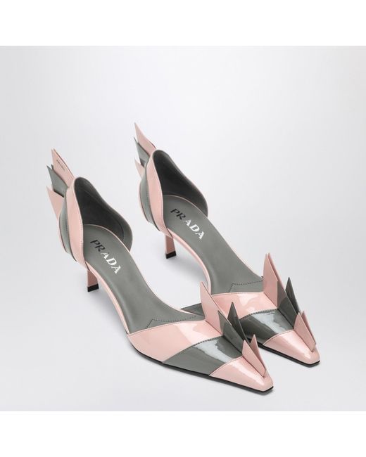 Prada Pink Patent Leather Pumps