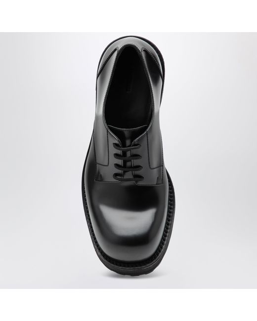Balenciaga Black Denom Derby Shoes for men