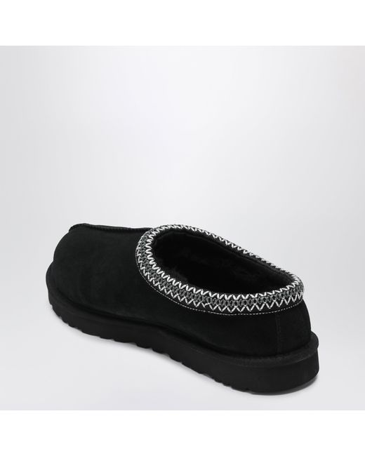 Ugg Black Tasman Eather Slip-Ons for men