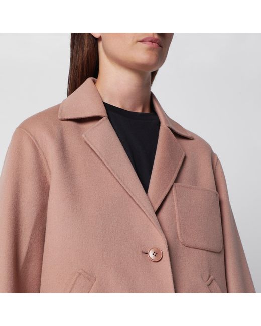 Weekend by Maxmara Red Cropped Wool Jacket