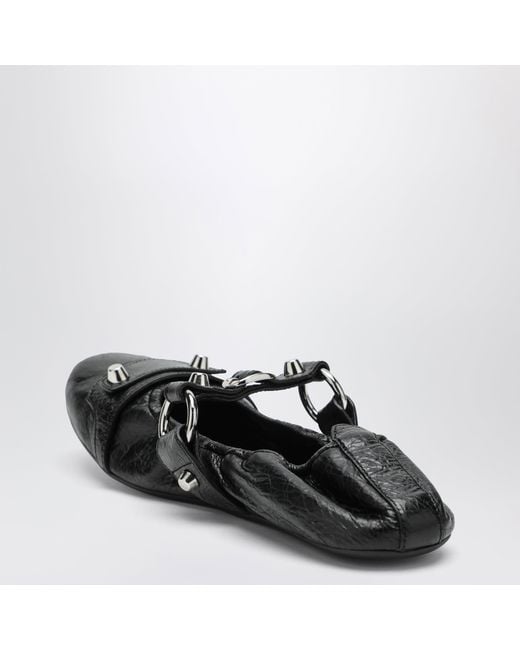 Balenciaga Black City Ballet Flats