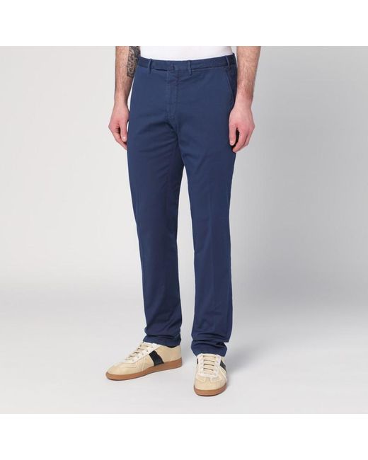 Pantalone in cotone di Santaniello in Blue da Uomo