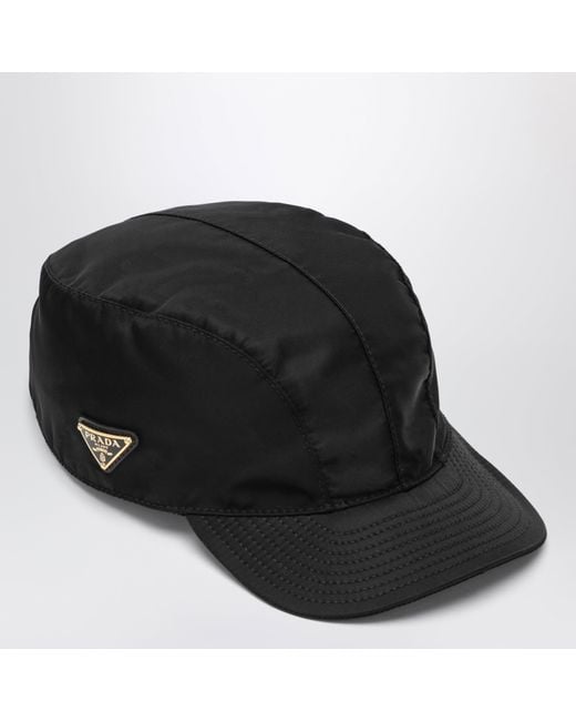 Prada Black Cap With Visor