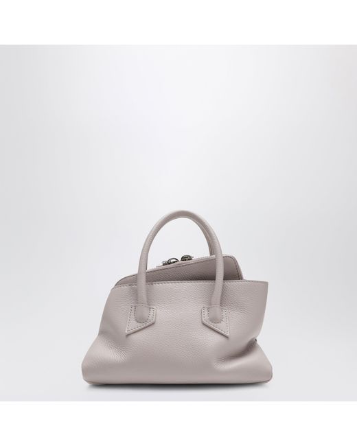 The Attico Natural Light Mauve Grain Leather La Passeggiata Mini Bag