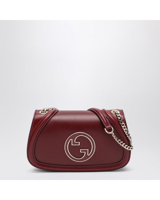 Gucci Red Small Blondie Rosso Ancora Shoulder Bag