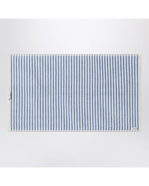 Tekla Blue Striped Towel 50X90 for men