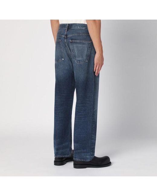 Jeans slavato in denim rigenerato di Agolde in Blue da Uomo