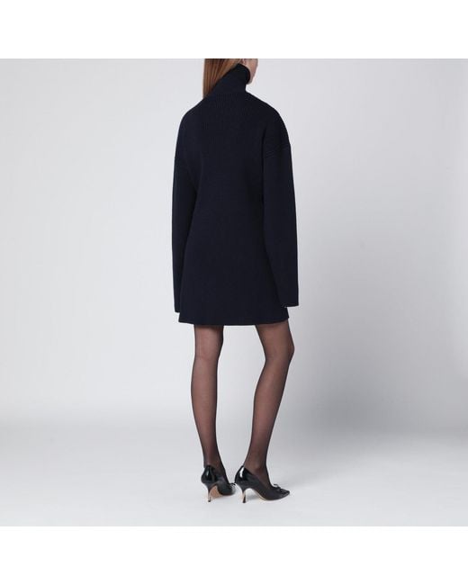 Balenciaga Black Pinched Mini Dress