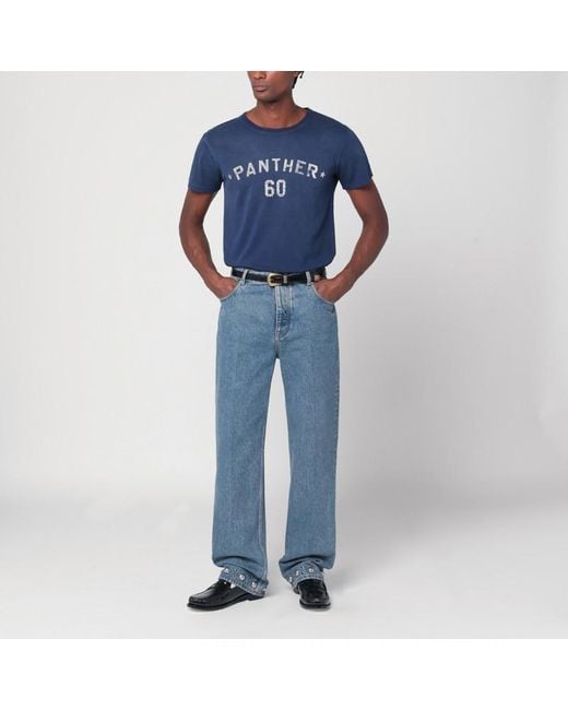 Valentino Blue Medium Jeans With Cabochons for men