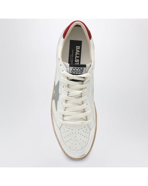 Golden Goose Deluxe Brand White Ballstar Sneakers for men