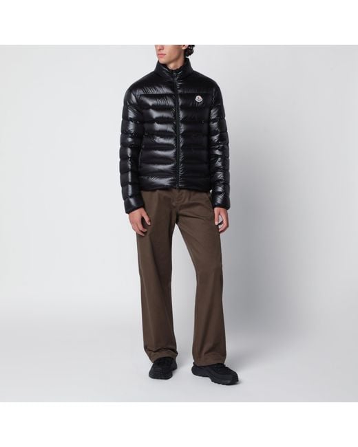 Moncler Black Sergesta Short Down Jacket for men