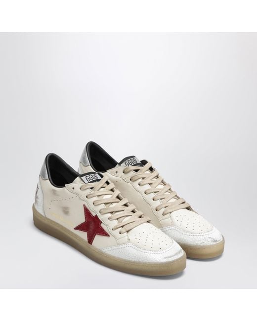 Golden Goose Deluxe Brand Pink Ball Star Sneakers for men