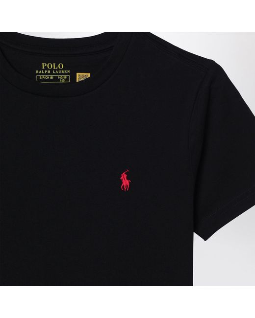 Polo Ralph Lauren Black Cotton T-Shirt