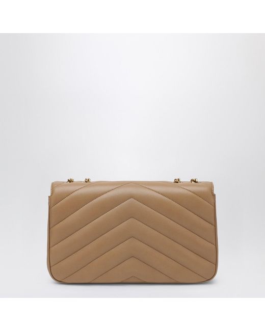 Saint Laurent Natural Medium Loulou Bag