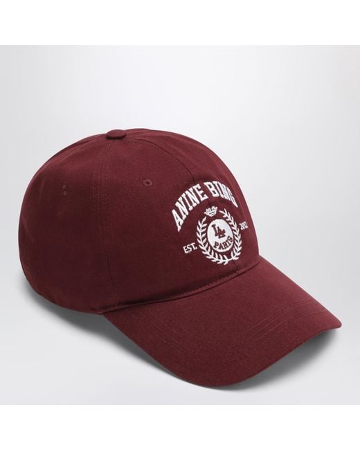 Anine Bing Baseball Cap With Embroidered Logo