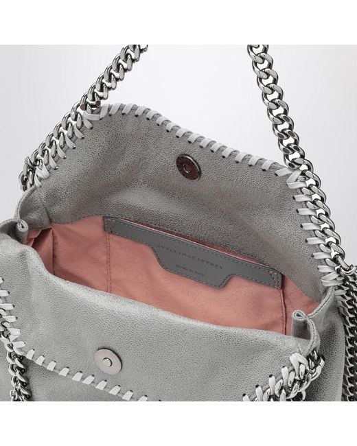 Stella McCartney Gray Falabella Mini Hellgrau Tasche