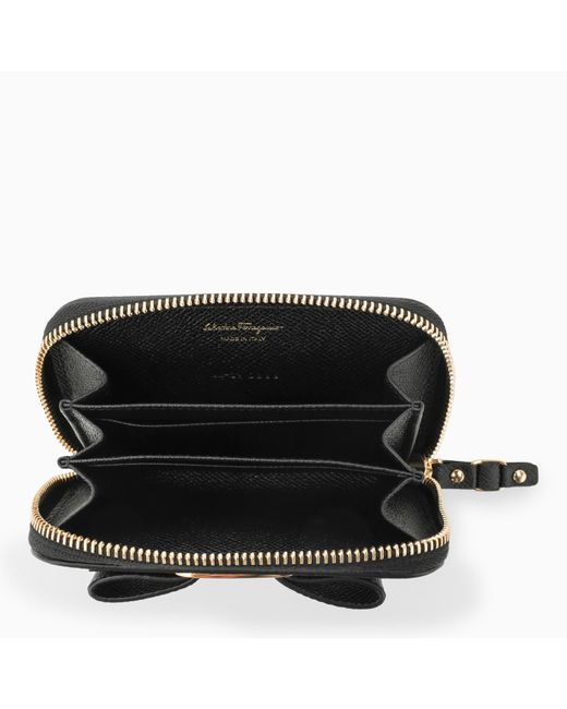 Ferragamo zip top around wallet