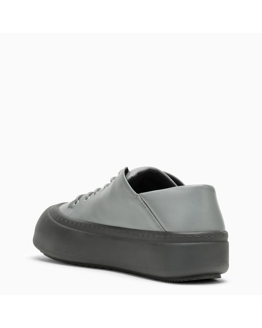 Yume Yume Gray Goofy Leather Low Trainer for men