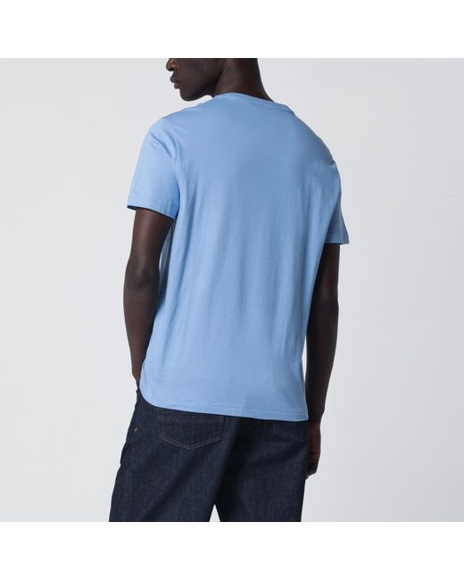 Polo Ralph Lauren Blue Cotton Custom Slim-Fit T-Shirt for men