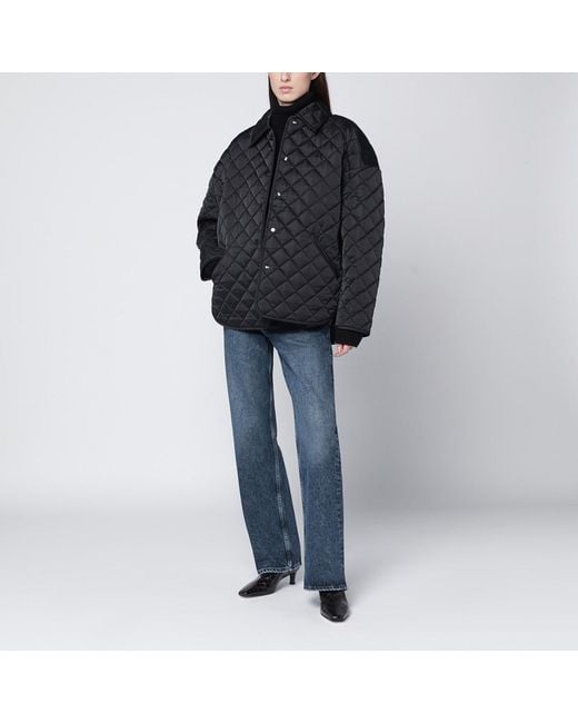 Totême Black Quilted Jacket