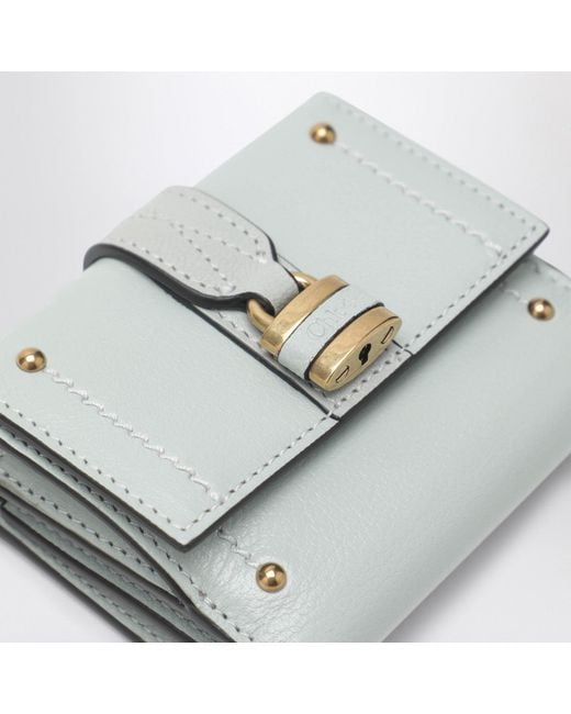 Chloé Gray Paddington Mini Trifold Wallet
