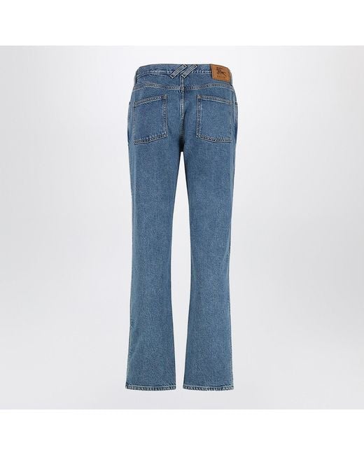 Burberry Blue Straight Jeans