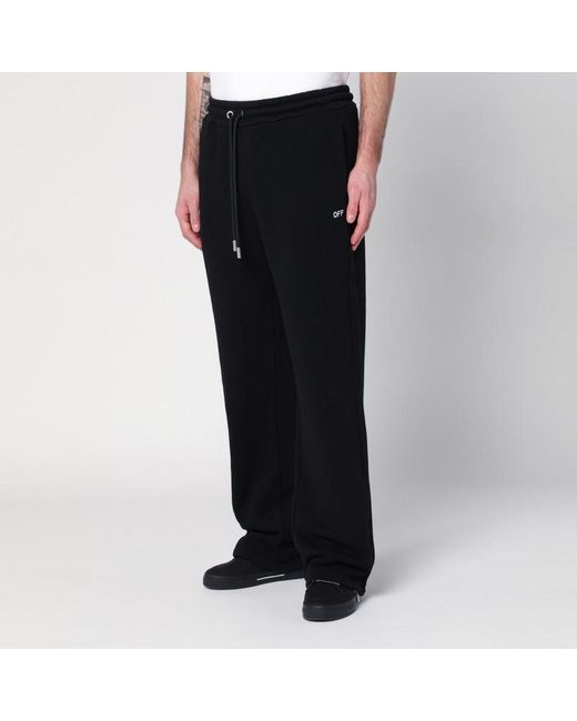 Off-White c/o Virgil Abloh Black Jogging Trousers With Off Logo for men