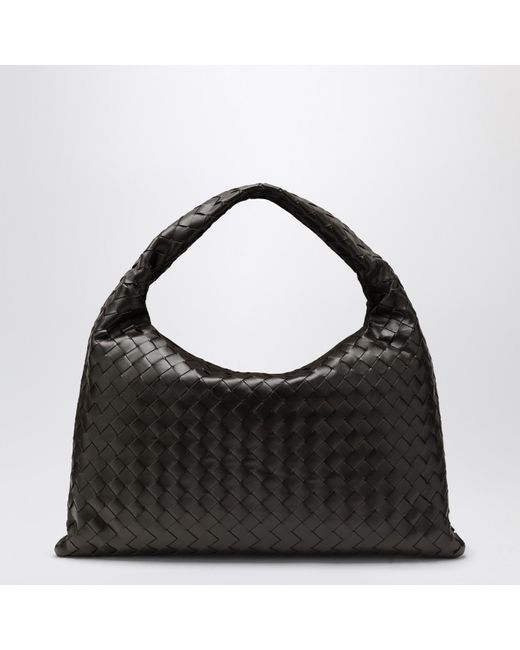 Bottega Veneta Black Hop Shoulder Small Bag Fondant