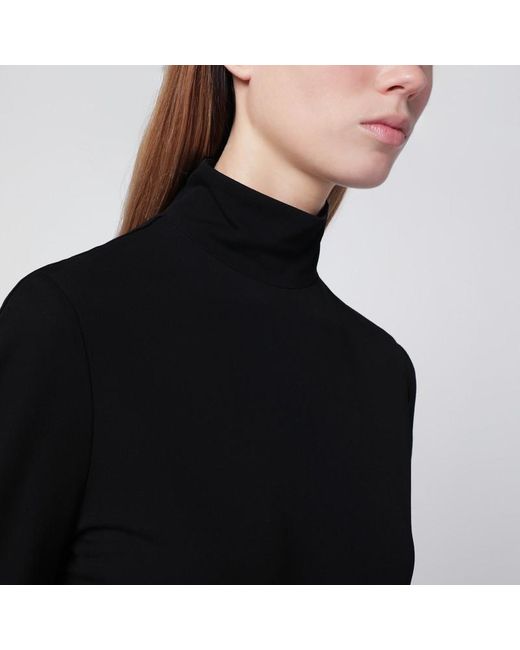 Body con cut a cuore in jersey di Alaïa in Black