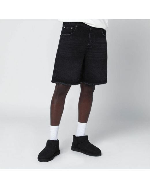 Bermuda En Denim Represent pour homme en coloris Black
