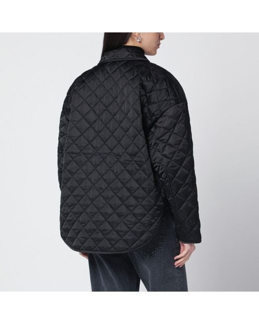 Totême Black Quilted Jacket