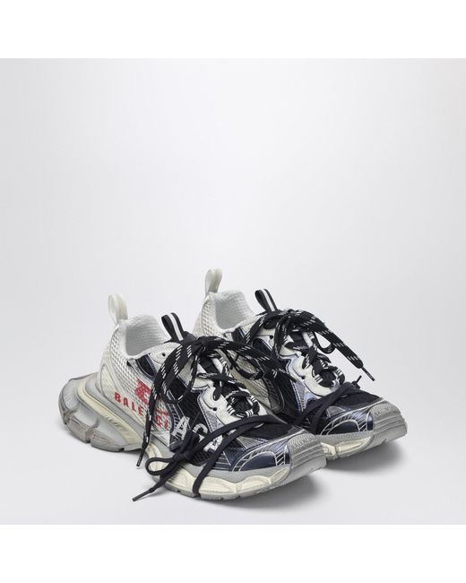 Balenciaga Gray 3Xl Split Logo Sneakers for men
