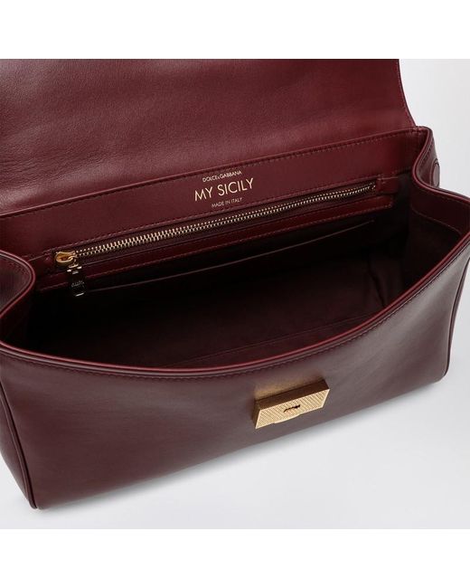 Sac À Main My Sicily En Cuir Dolce & Gabbana en coloris Purple