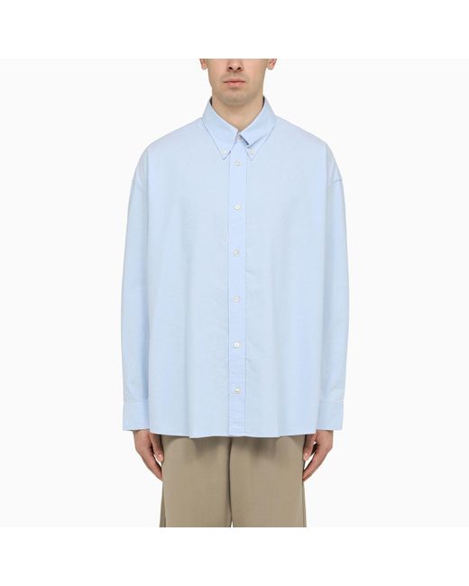Studio Nicholson Blue Cotton Button-down Shirt for men