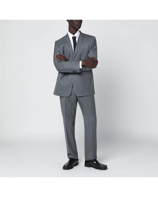 Thom Browne Gray Wool Trousers for men