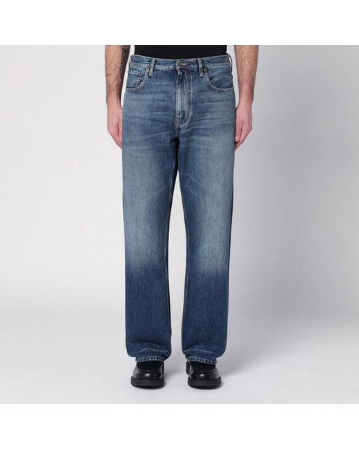 Valentino Blue Washed Denim Jeans for men